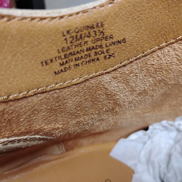 Lucky Brand Women Quimlee Brown Leather Zip Chunky Ankle Boots sz 12 - Picture 10 of 10